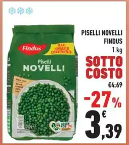 Conad Piselli Novelli Findus offerta