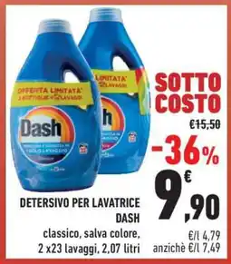 Conad Detersivo per lavatrice Dash offerta