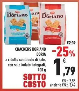 Conad CRACKERS DORIANO DORIA offerta