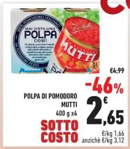 Conad POLPA DI POMODORO MUTTI offerta