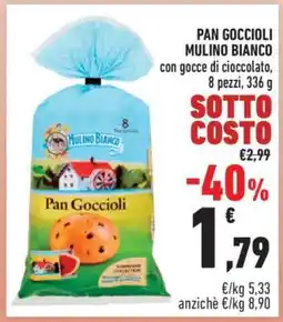Conad Pan Goccioli Mulino Bianco offerta