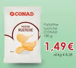 Conad Patatine Rustiche Conad offerta