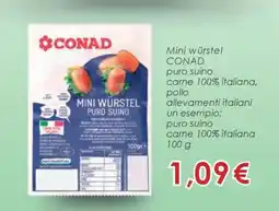 Conad Mini würstel CONAD offerta