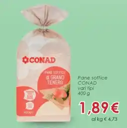 Conad PANE SOFFICE CONAD offerta