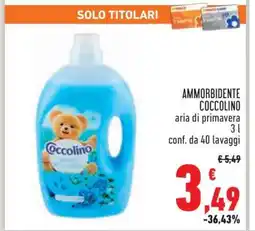 Conad Ammorbidente Coccolino offerta