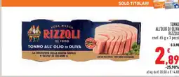 Conad TONNO ALL'OLIO DI OLIVA RIZZOLI offerta
