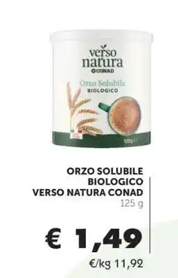 Conad ORZO SOLUBILE BIOLOGICO VERSO NATURA CONAD offerta
