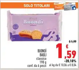 Conad BUONDÌ BAULI CLASSICO offerta