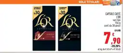 Conad CAPSULE CAFFÈ L'OR offerta