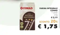 Conad FARINA INTEGRALE CONAD offerta