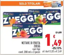 Conad NETTARE DI FRUTTA ZUEGG offerta