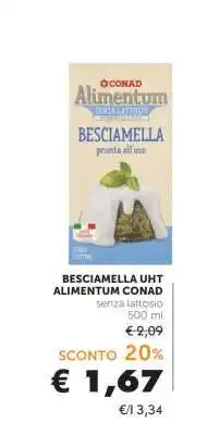 Conad BESCIAMELLA UHT ALIMENTUM CONAD offerta