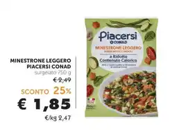 Conad MINESTRONE LEGGERO PIACERSI CONAD offerta