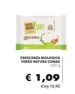 Conad Crescenza Biologica Verso Natura Conad offerta