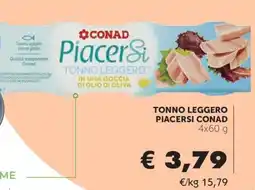 Conad Tonno Leggero Piacersi Conad offerta