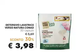 Conad DETERSIVO LAVATRICE VERSO NATURA CONAD offerta