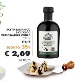 Conad ACETO BALSAMICO BIOLOGICO VERSO NATURA CONAD offerta