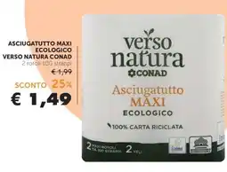 Conad Asciugatutto Maxi Ecologico Verso Natura Conad offerta