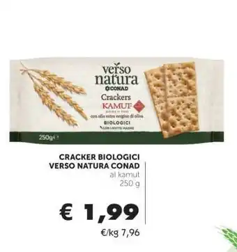 Conad CRACKER BIOLOGICI VERSO NATURA CONAD offerta