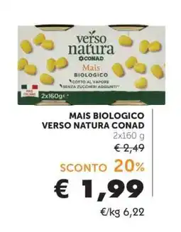 Conad MAIS BIOLOGICO VERSO NATURA CONAD offerta