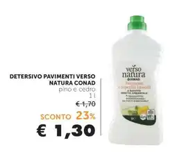 Conad DETERSIVO PAVIMENTI VERSO NATURA CONAD offerta