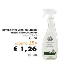 Conad DETERGENTE VETRI MULTIUSO VERSO NATURA CONAD offerta