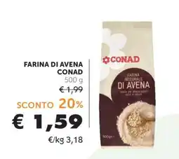 Conad FARINA DI AVENA CONAD offerta