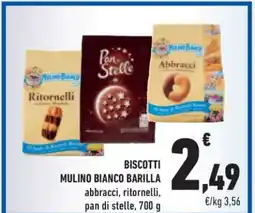 Conad Biscotti Mulino Bianco Barilla offerta