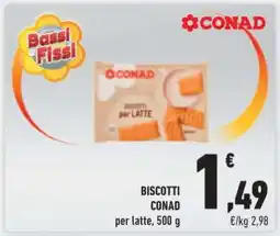 Conad BISCOTTI CONAD offerta