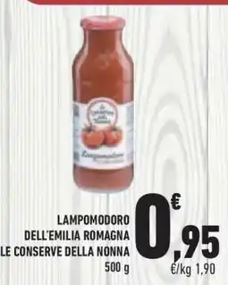 Conad LAMPOMODORO DELL'EMILIA ROMAGNA LE CONSERVE DELLA NONNA offerta