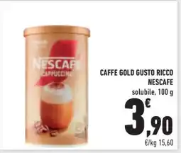 Conad CAFFE GOLD GUSTO RICCO NESCAFE offerta