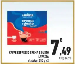 Conad CAFFE ESPRESSO CREMA E GUSTO offerta