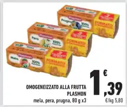 Conad Omogeneizzato alla Frutta Plasmon offerta