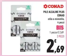 Conad PILE ALCALINE PLUS CONAD offerta