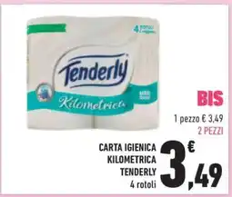 Conad Carta Igienica Kilometrica Tenderly offerta
