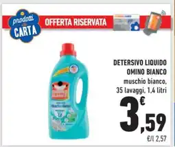 Conad DETERSIVO LIQUIDO OMINO BIANCO offerta