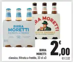 Conad BIRRA MORETTI offerta