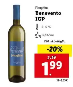 Lidl Falanghina Benevento IGP offerta