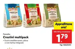 Lidl Panealba Crostini multipack offerta