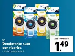 Lidl Deodorante auto con ricarica offerta
