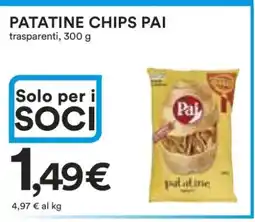 Coop PATATINE CHIPS PAI offerta