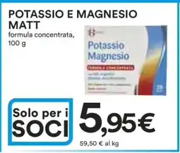 Coop POTASSIO E MAGNESIO MATT offerta