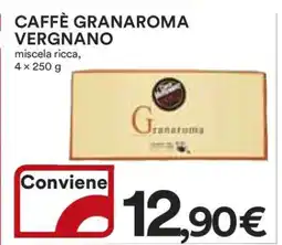 Coop CAFFÈ GRANAROMA VERGNANO offerta