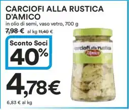 Coop CARCIOFI ALLA RUSTICA D’AMICO offerta