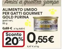 Coop Alimento umido per gatti Gourmet Gold Purina offerta