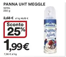 Coop PANNA UHT MEGGLE offerta