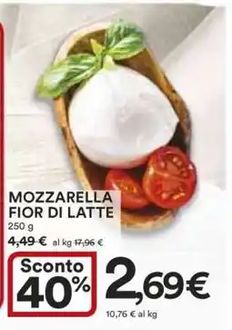 Coop Mozzarella Fior di Latte offerta