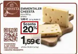 Coop EMMENTALER CHEESTÀ offerta