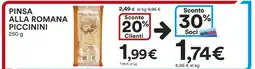 Coop PINSA ALLA ROMANA PICCININI offerta