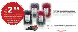 Coop FRUTTI DI BOSCO ORIGINE COOP offerta